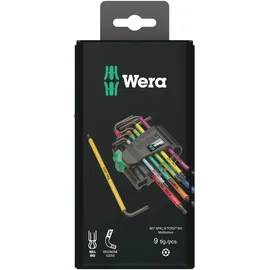 WERA Winkelschlüsselsatz 967/9 TX BO Multicolour 9-tlg.