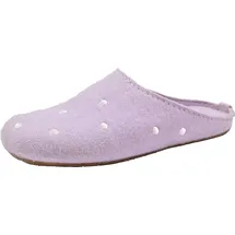 HAFLINGER Damen Hausschuh Pantoffel Wollfilz gepunktet Everest Noblesse 484012, Größe:38 EU, Farbe:Rosa - 38