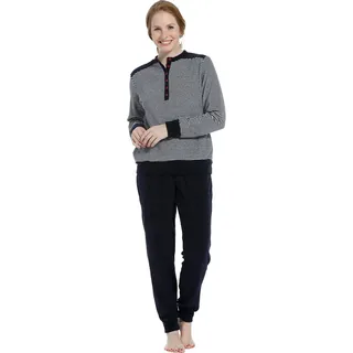 Pastunette - Frottee - Schlafanzug (46 Navy) - 46