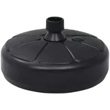vidaXL Sonnenschirmständer Sand/Wasser 15 L Schwarz