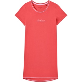 SCHIESSER Casual Essentials Sleepshirt, Baumwolle, kurz, für Damen, ROT,