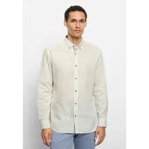 Olymp Langarmhemd Regular Fit Weiß 3XL