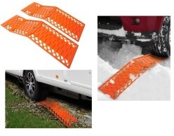 2x Anfahrhilfe faltbar Traktionshilfe Wohnwagen Schneeketten Pannenhilfe Schnee