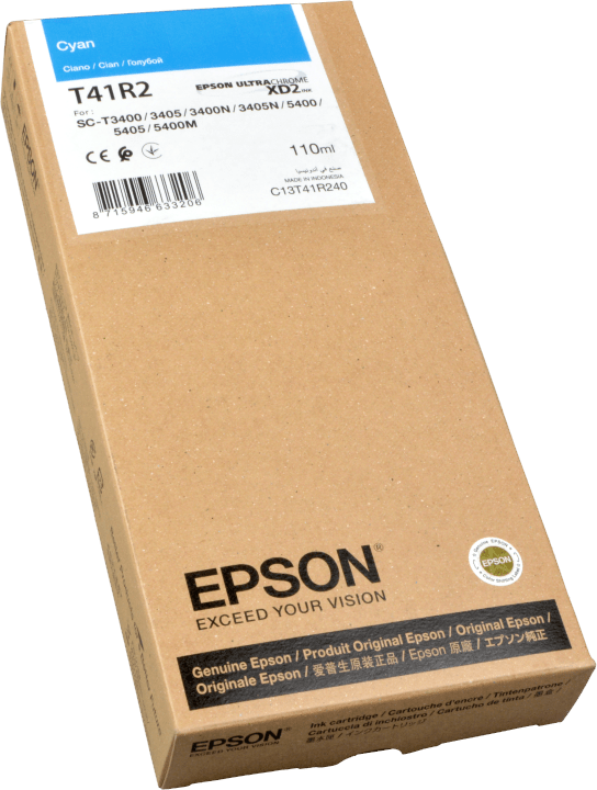 Preisvergleich Produktbild Epson Tinte C13T41R240 cyan T41R2