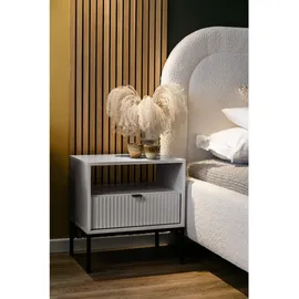 Selsey Nachtschrank Vellore 54 x 56 x 39 cm Grau