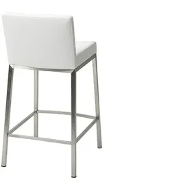 miliboo Design-Hocker 66 cm Weiß 2er-Set EPSILON