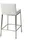 miliboo Design-Hocker 66 cm Weiß 2er-Set EPSILON