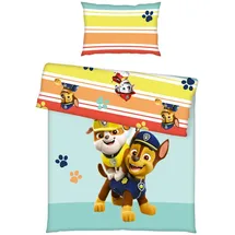 Herding Paw Patrol 2432404063 - Bettwäsche (Made in Green), 40x60 cm + 100x135 cm, 100% Baumwolle