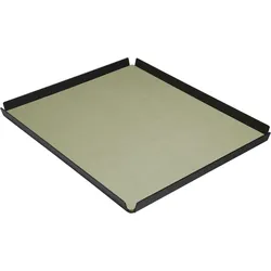 Stil Casa, Set 6 Tabletts pro Hotelzimmer, Innenraum aus Polyurethan-Verbundstoff, 29x35 cm, Farbe Schlamm (Senf).