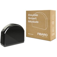 Fibaro Double Smart Module/ Z-Wave Plus Relaisschalter, Drahtloser Ein-Aus-Auslöser, FGS-224