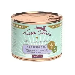 Terra Canis Getreidefrei Adult 12x200g Kaninchen mit Zucchini, Aprikose & Borretsch