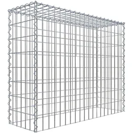 Gabiona Gabione-Anbaukorb Typ 3 80 x 100 x 30 cm Maschenw 5 x 10 cm