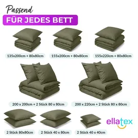 EllaTex Renforce Khaki 135 x 200 cm + 80 x 80 cm
