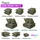 EllaTex Renforce Khaki 135 x 200 cm + 80 x 80 cm
