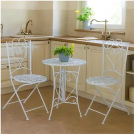 Hti-Living Essgruppe 3-teilig Curly Creme