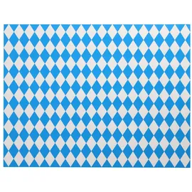 Papstar 100 Tischsets, Papier 30 cm x 40 cm Bayrisch Blau