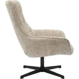 SalesFever Drehsessel Komfortabler Chenillestoff 81 x 103 x 85 cm Grau/Schwarz drehbar