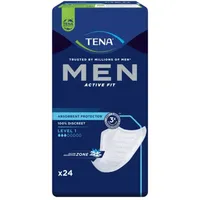 TENA Men Active Fit Level 1 Inkontinenzeinlage | Packung (24 Stück)