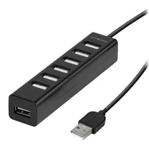 Vivanco VIVancoTM7-in-1 USB 2.0 Multiport-Hub - Schwarz,