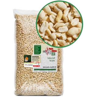 Paul ́s Mühle Erdnüsse Weiss, Erdnusskerne blanchiert ohne Haut, 5 kg