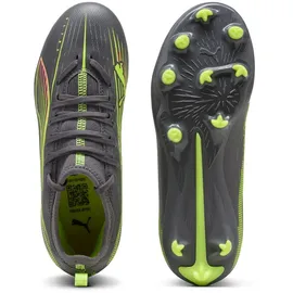 Puma Ultra 5 Match FG/AG Kinder matte aged silver/yellow alert 38,5