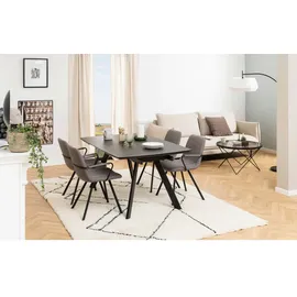 VCM Blackburn 240 x 75 x 97 cm schwarz