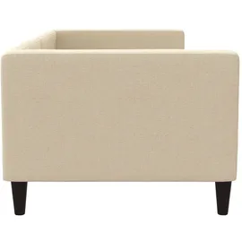 vidaXL Tagesbett Creme 80x200 cm Stoff