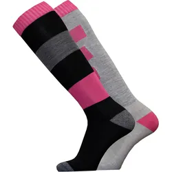 UphillSport Pallas Socken Damen in grey-pink-black, Größe 35-38