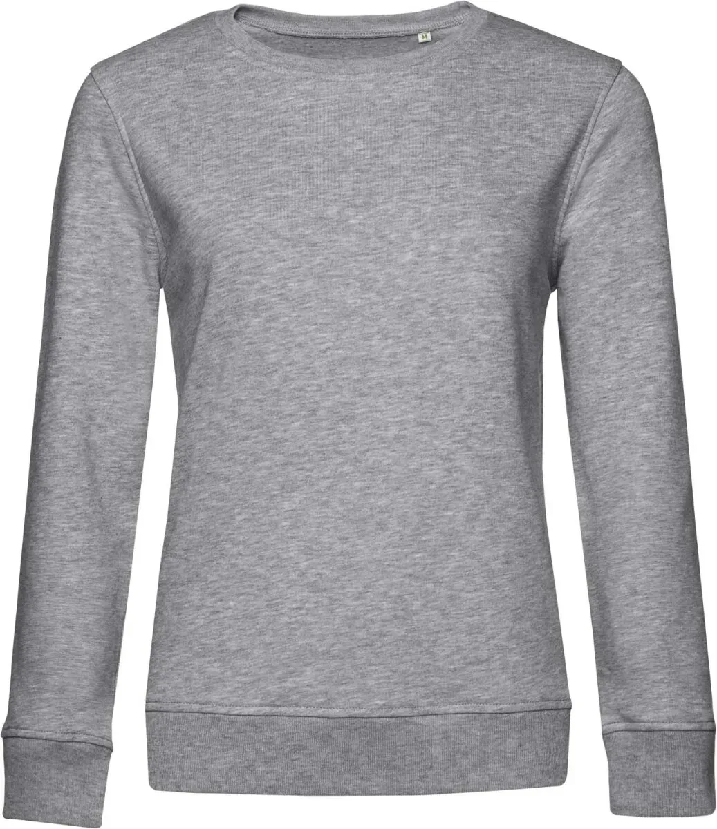 B&C Damen Bio Sweater Inspire Crew Neck Sweatshirt WW32B heather grey XL