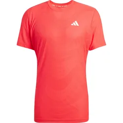 adidas Freelift Tennisshirt Herren in semi lucid red, Größe L - rot