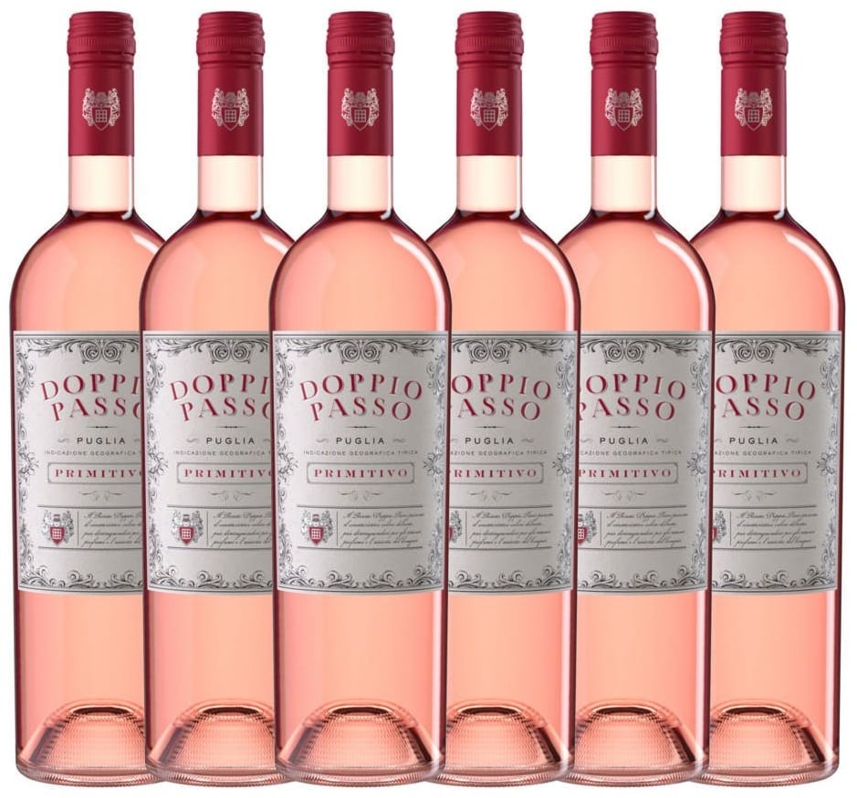 Doppio Passo Puglia Primitivo Rosato IGT 2021 - 6er Karton