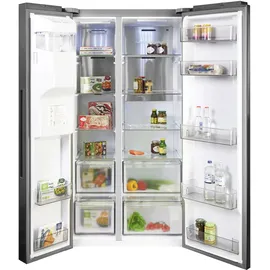 Samsung RS70F66KBFEF Side-by-Side (634 l, 1784 mm hoch, Schwarz)