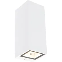 QAZQA Moderne Wandleuchte weiß GU10 AR70 IP54 - Baleno ii