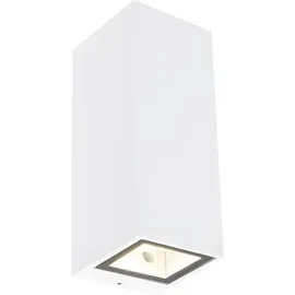 QAZQA Moderne Wandleuchte weiß GU10 AR70 IP54 - Baleno ii