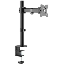 LogiLink Monitorhalterung für 13-27" Monitor TV Stahl Tischhalterung Klemmmontage