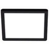 Briloner LED Panel Slim 19 cm, schwarz, utraflach