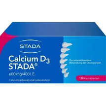 STADA Calcium D3 STADA 600 mg/400 I.E. Kautabletten