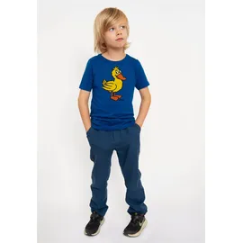 LOGOSHIRT T-Shirt LOGOSHIRT "Die Sendung mit der Maus", Mädchen, Gr. 152, blau, 100% Baumwolle, unifarben, normal, Rundhals, Shirts T-Shirt, mit coolem Print