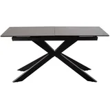 MCA Furniture MCA Bonanza Auszugtisch Keramik/Marmoriert 160x90(200) cm Anthrazit