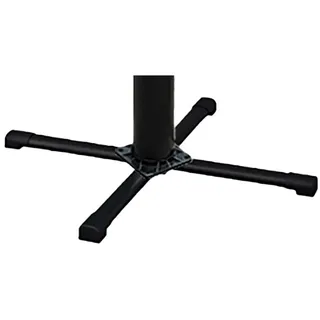 Steinbach Universal Standfuß für Gartenduschen 10 cm x 80 cm x 80 cm Schwarz