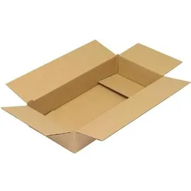 TransPak Faltkarton 1-wellig, 420 x) 200 x 80 mm (Innenmaß), Qualität 1.20 B