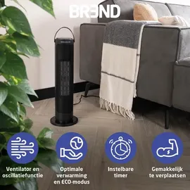 BREND BR-2221 2000 W Schwarz