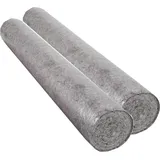 TolleTour 2 Stück Malervlies 220g/m2 50m Rolle, Abdeckvlies Schutzvlies Anti Rutsch - Grau
