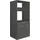 laundreezy Waschmaschinenschrank 67,5 x 162 x 67,5 cm Grau Holz/Kunststoff/Metall