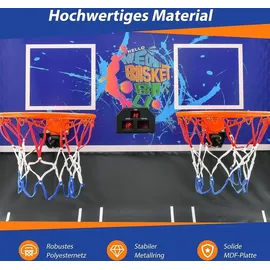 Costway Basketballkorb Lila