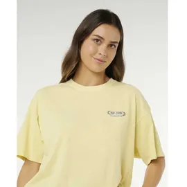 Rip Curl Surf Revival Heritage Tee pastel yellow M