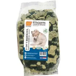 BF Petfood 3 in 1 Biscuits Hundekekse Knoblauch & Kräuter 2 x 500 g
