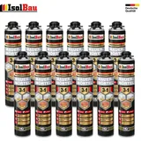 Mauermörtel Pistolenschaum Montageschaum Klebeschaum 3in1 PU-Mörtel 12 x 750ml