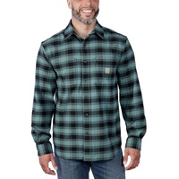 CARHARTT Rugged Flex Flannel Hemd, schwarz-grün, Größe L