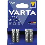 Varta Lithium AAA Micro (AAA)-Batterie Lithium 1100 mAh 1,5 V 4